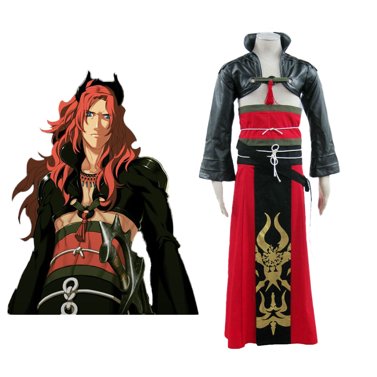Lamento: Beyond the Void Razeru Cosplay Costumes Deluxe Edition