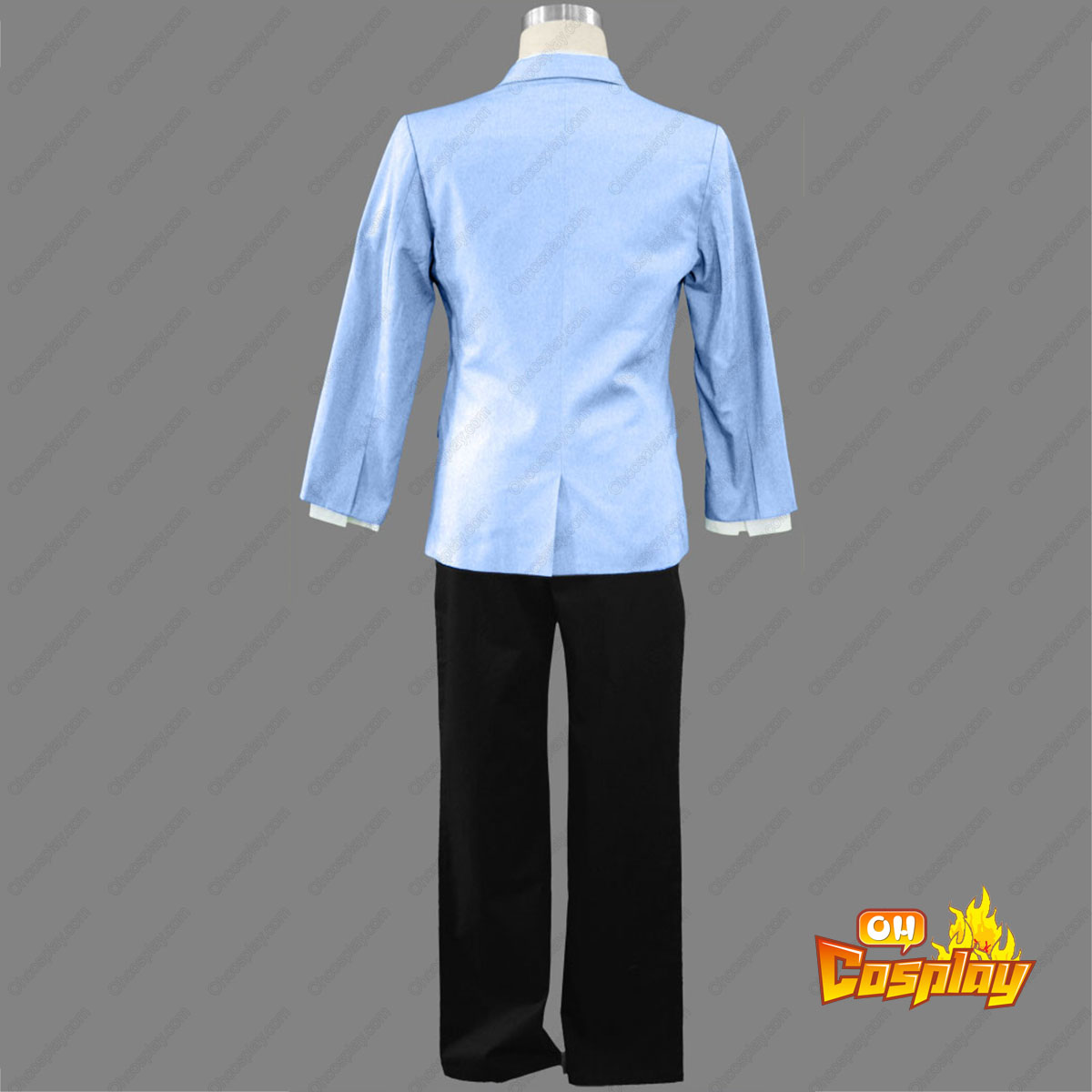 Ouran High School Host Club Male Uniforms Blue Cosplay Costumes Deluxe Edition
