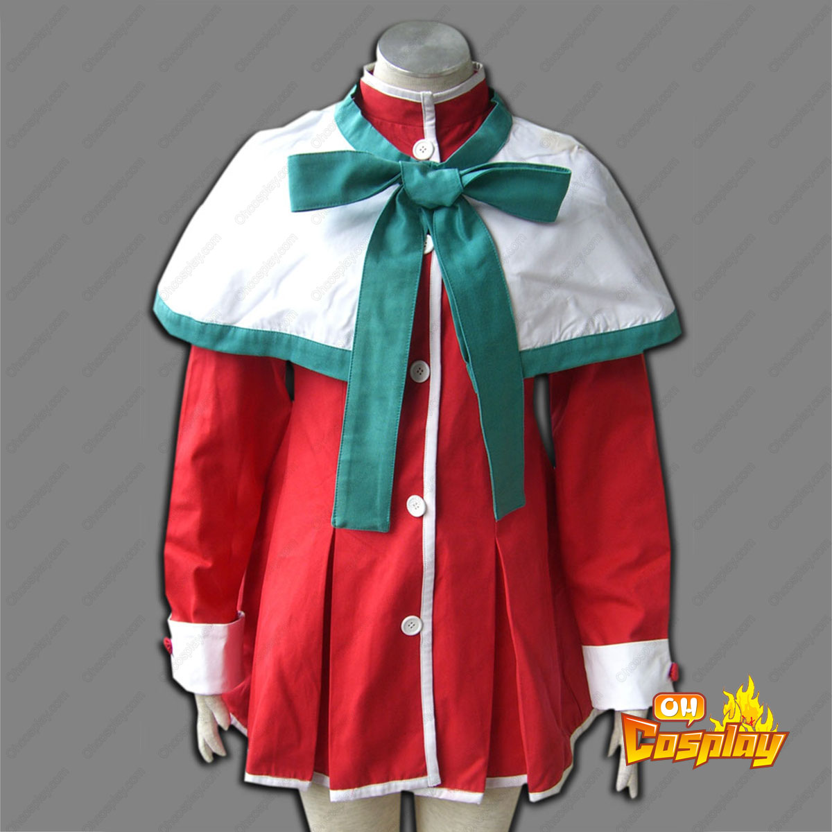 Kanon High School Uniforms Green Ribbon Cosplay Costumes Deluxe Edition