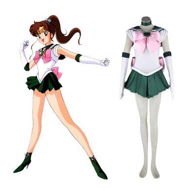 Sailor Moon Kino Makoto 1ST Cosplay Costumes Deluxe Edition