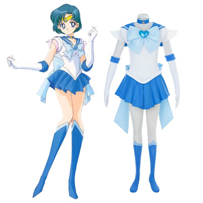 Sailor Moon Mercury 3 udklædning Fastelavn Kostumer