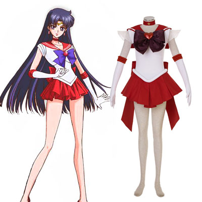 Déguisement Costume Carnaval Cosplay Sailor Moon Hino Rei 3