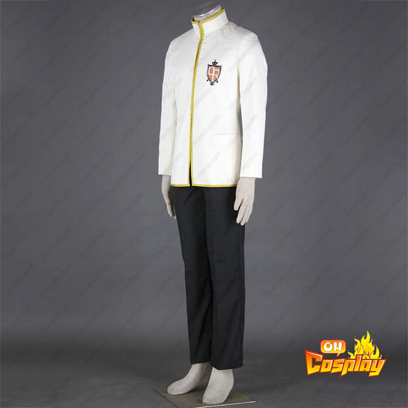 Ouran High School Host Club Male Uniforms Yellow Cosplay Kostym