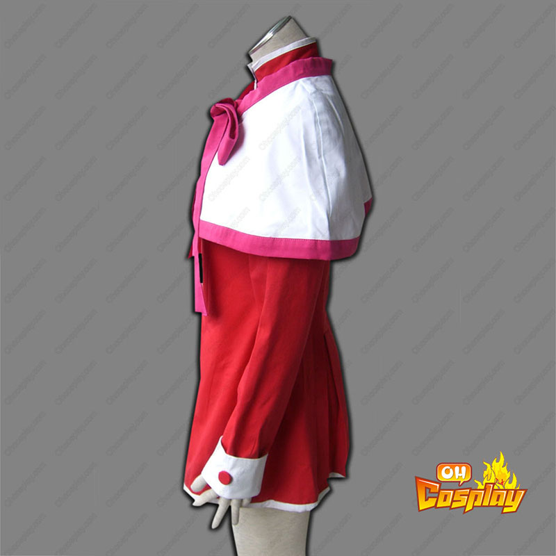 Kanon High School Uniforms Rosa Ribbon Cosplay Kostym