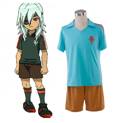 Inazuma Eleven Teikoku Sommar Fotbollströja 1 Cosplay Kostym