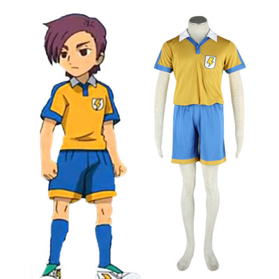 Inazuma Eleven Raimon Sommer Soccer Jersey 2 Cosplay Kostymer