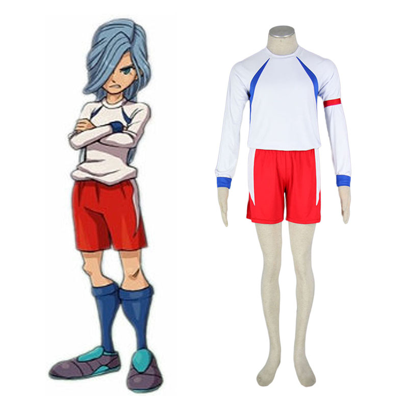 Inazuma Eleven British Team Soccer жарсе 2 Cosplay костюми