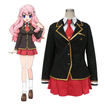 Baka and Test Female Winter School Uniform Cosplay Costumes Deluxe Edition