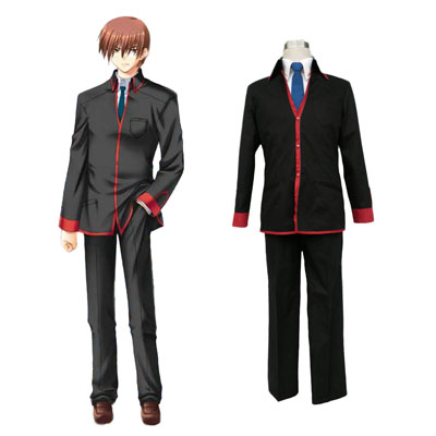 Little Busters Male School Uniform Cosplay Kostymer