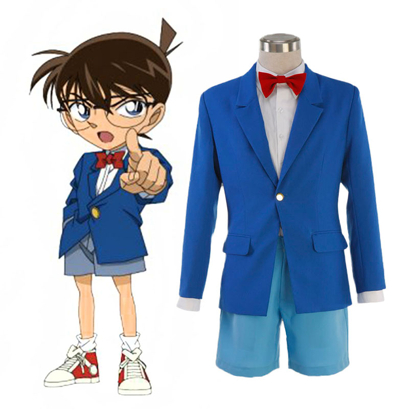 Detective Conan Edogawa Konan School униформа 1 Cosplay костюми