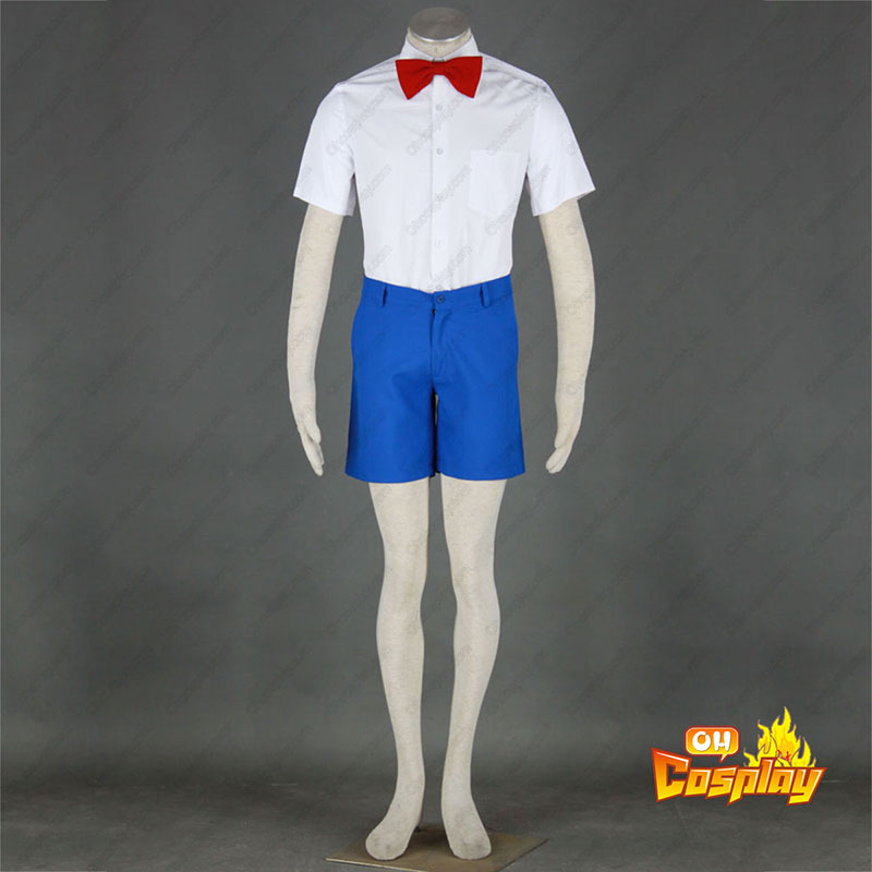 Detective Conan Edogawa Konan Sommar Uniform 2 Cosplay Kostym