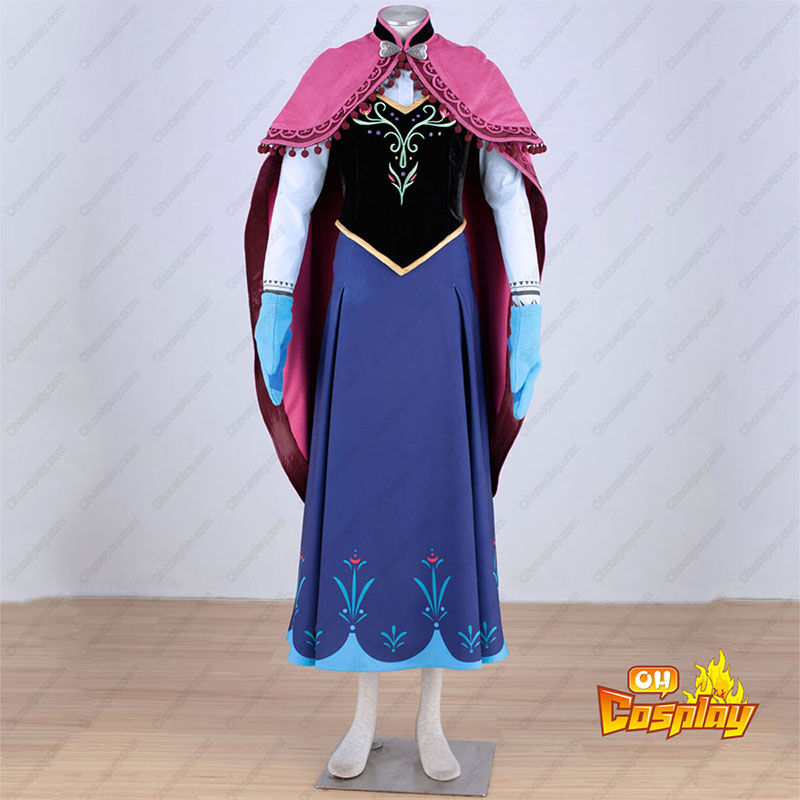 Frozen Anna 1 Cosplay Kostym