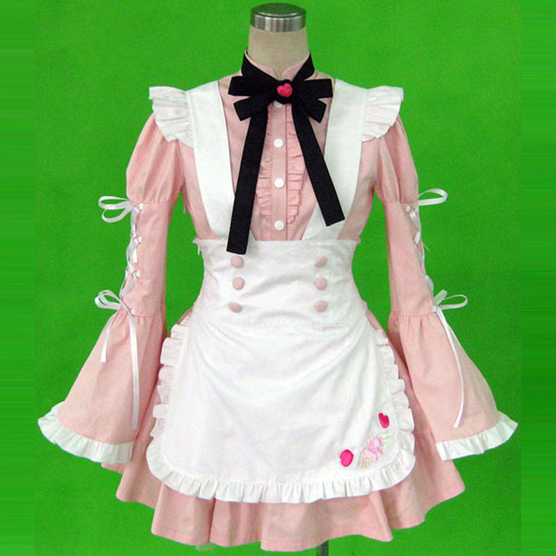 Maid Uniform 14 Cherry Snow Cosplay Kostym