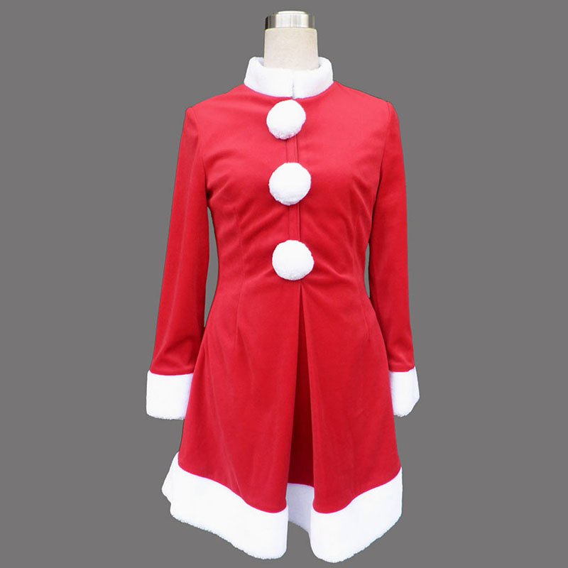 червен Коледни Дамски рокли6 Cosplay костюми