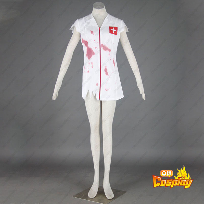 Halloween Culture Zombie Burst Blood Nurses 1ST Cosplay Costumes