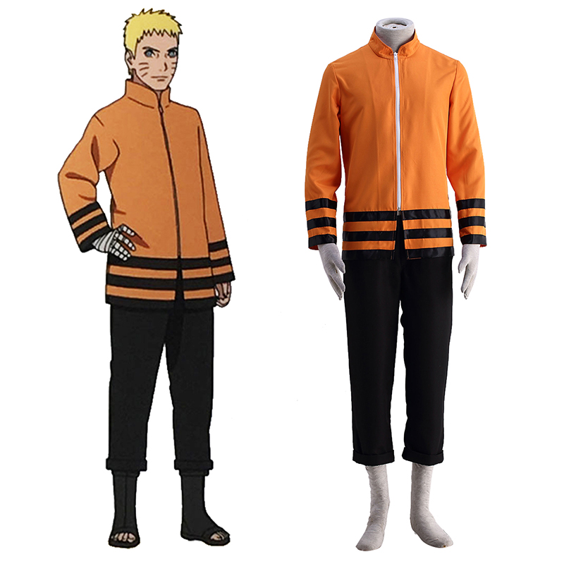 Naruto Boruto Naruto Uzumaki 10 Cosplay Kostym