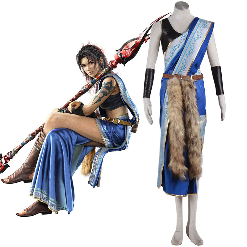 Final Fantasy XIII Oerba Yun Fang 1 Cosplay Kostymer