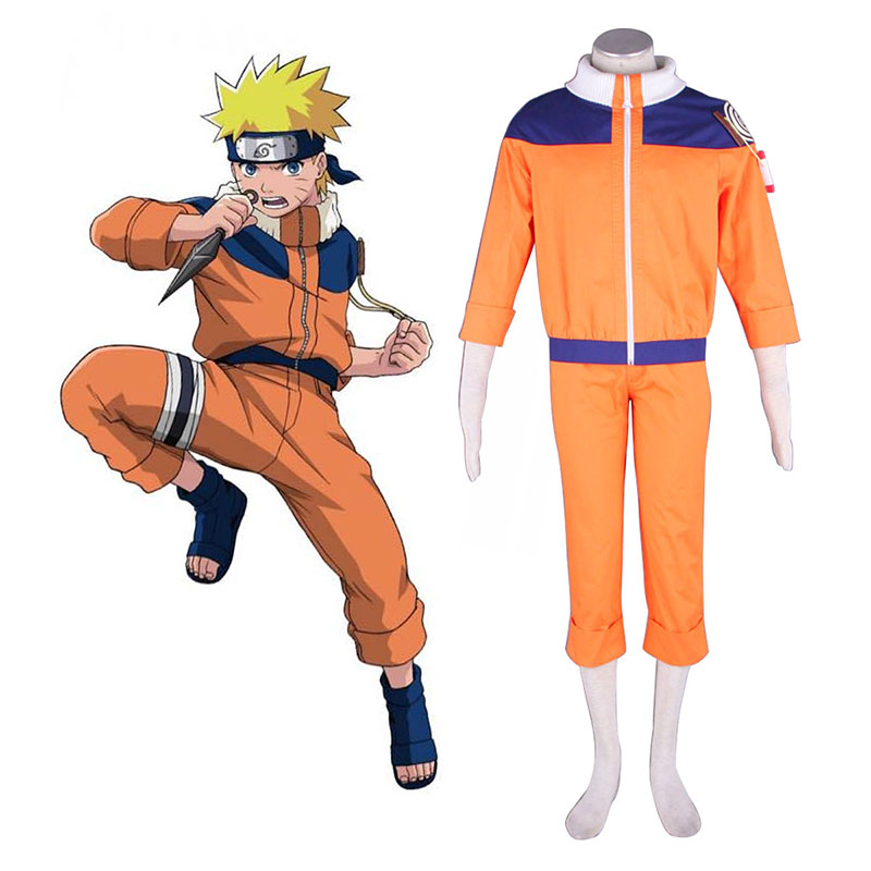 Naruto Uzumaki Naruto 1 Cosplay Kostymer