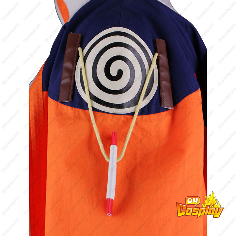 Naruto Uzumaki Naruto 1 Cosplay Kostym