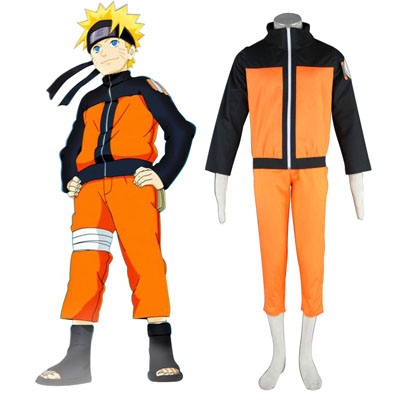Naruto Shippuden Uzumaki Naruto 2ND Cosplay Costumes