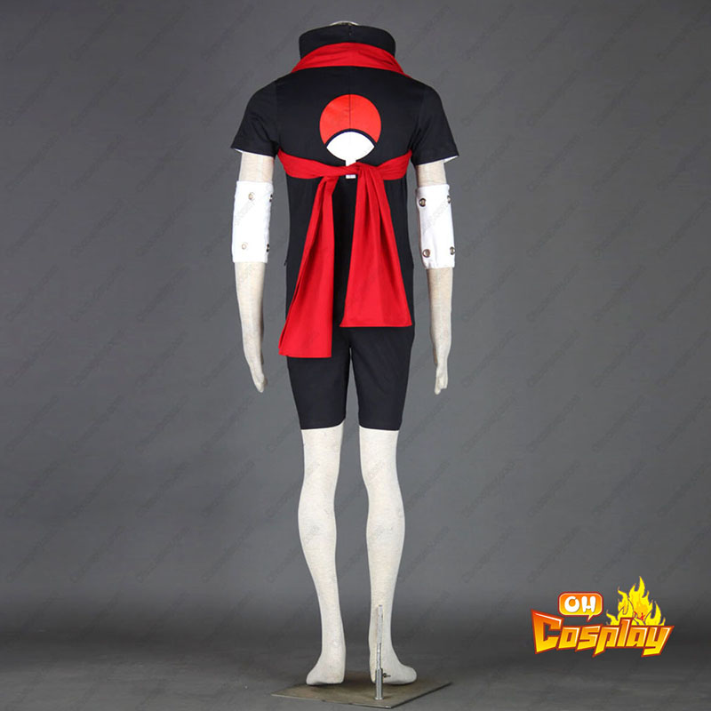 Naruto Sasuke Uchiha 2 Cosplay Kostym