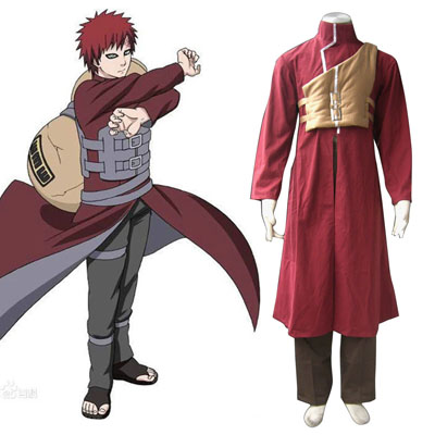 Naruto Gaara 4TH Cosplay Costumes Deluxe Edition