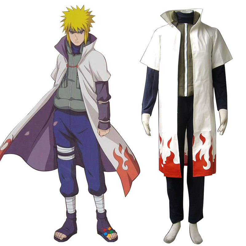 Naruto Fourth Hokage 1ST Cosplay Costumes