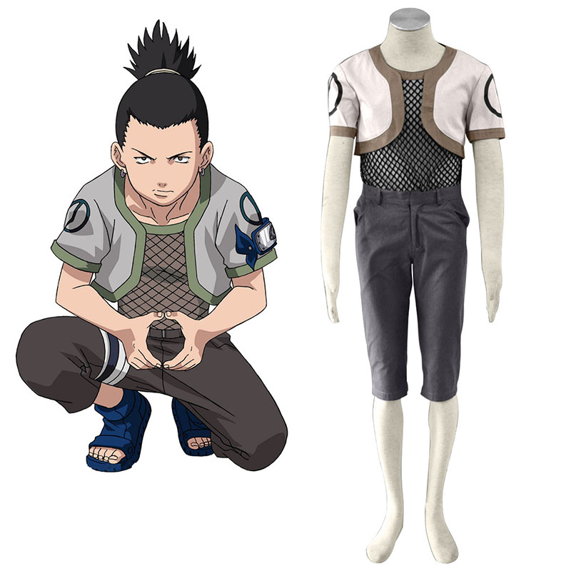 Naruto Nara Shikamaru 1 Cosplay Kostym