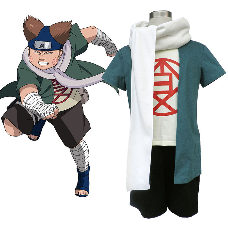 Naruto Choji Akimichi 1 Cosplay Kostym