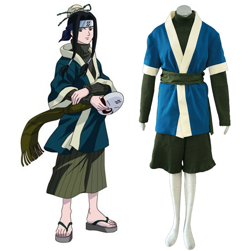 Naruto Haku 1 Cosplay Kostym