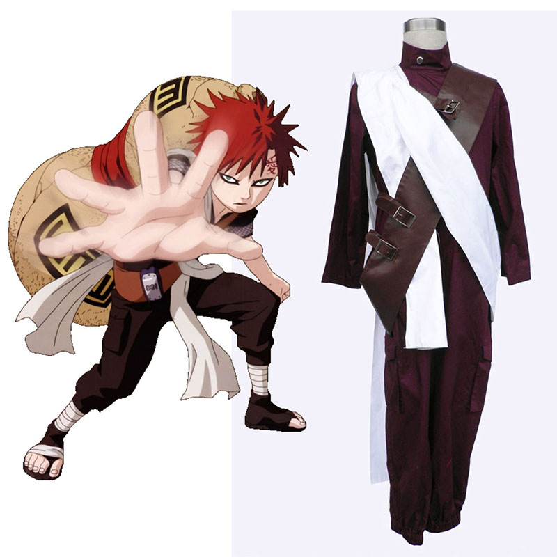 Naruto Gaara 3 Cosplay Kostymer