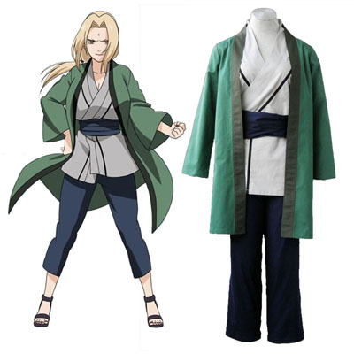 Naruto Tsunade 1ST Cosplay Costumes Deluxe Edition