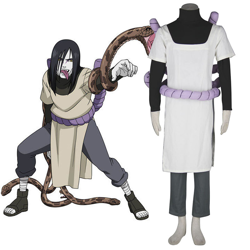 Naruto Orochimaru 1 Cosplay Kostymer