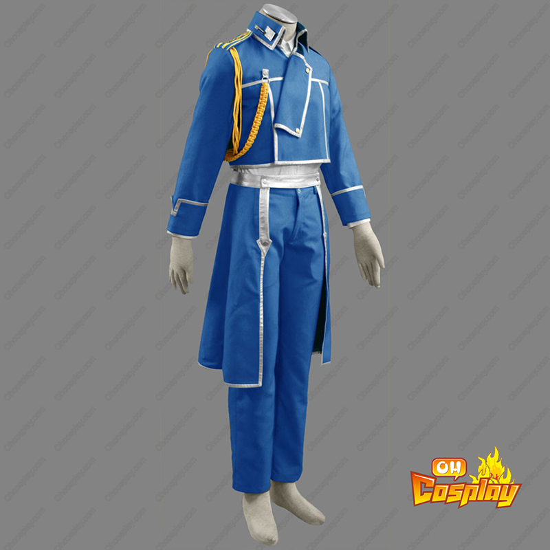Fullmetal Alchemist Male Military Uniform Cosplay Kostymer