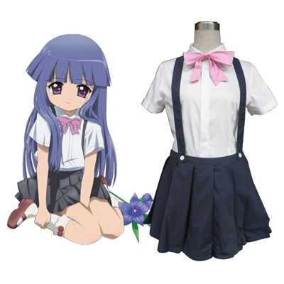 Higurashi When They Cry Furude Rika 1ST Cosplay Costumes Deluxe Edition