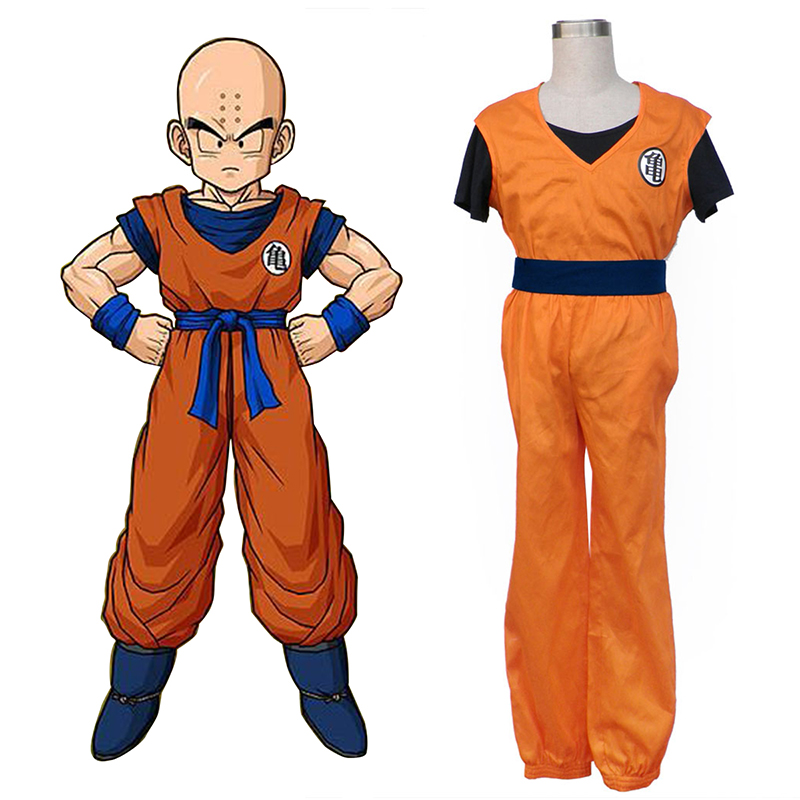 Déguisement Costume Carnaval Cosplay Dragon Ball Krillin