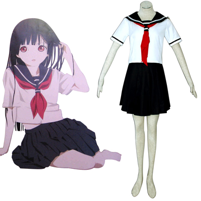 Hell Girl Enma Ai 3RD Summer Sailor Cosplay Costumes Deluxe Edition