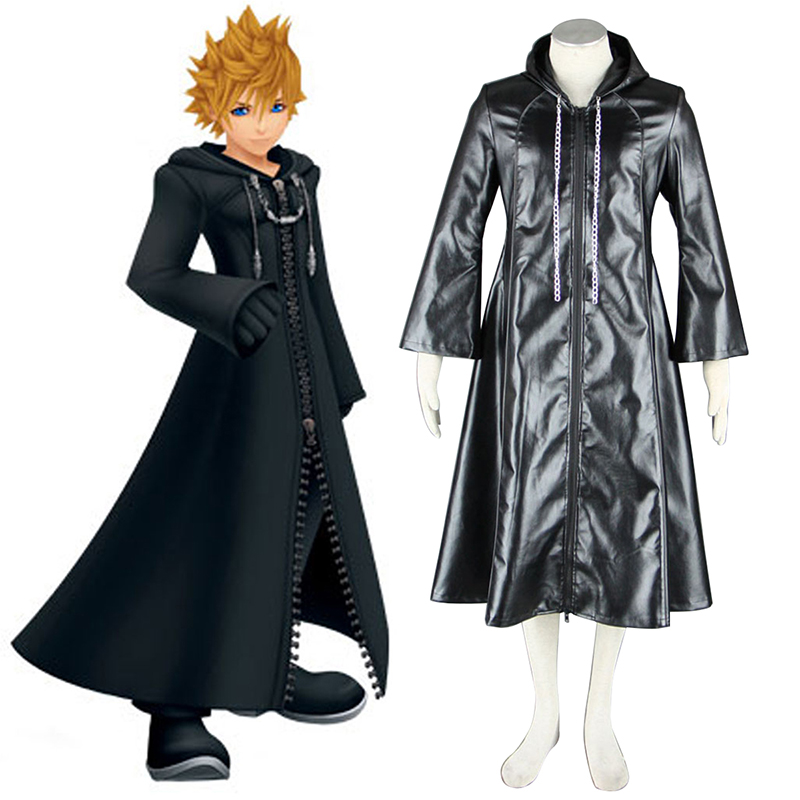 Kingdom Hearts Organization XIII 3 Roxas Cosplay Kostymer