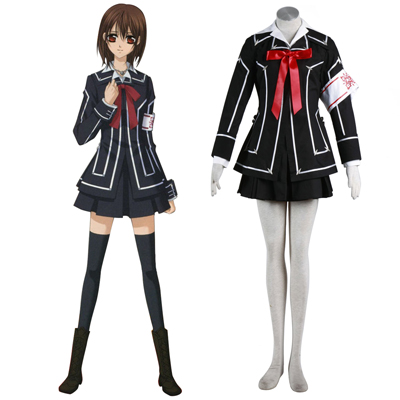 Vampire Knight Day Class Black Female School Uniform Cosplay Costumes Deluxe Edition