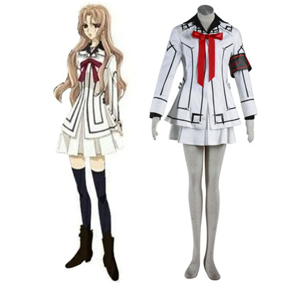 Déguisement Costume Carnaval Cosplay Vampire Knight Night Class Blanc Femme Uniforme scolaire