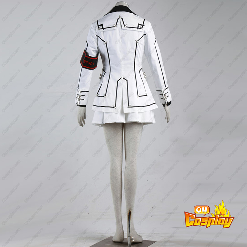ヴァンパイア騎士 ナイトクラス 白 女性の スクール ユニフォーム コスプレ衣装