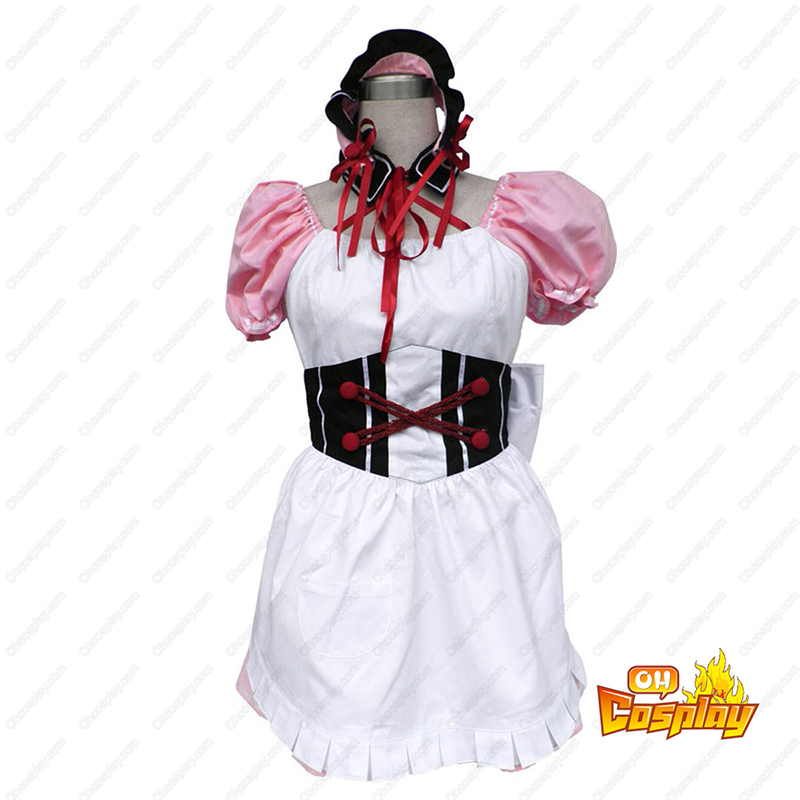 Haruhi Suzumiya Asahina Mikuru 1 Maid Cosplay Kostymer