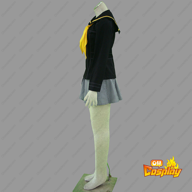 Shin Megami Tensei: Persona 4 Inverno Fêmea School Uniform Traje Cosplay