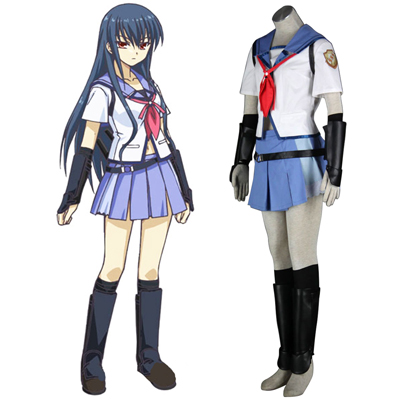 Angel Beats! Shina Eri 1ST Cosplay Costumes Deluxe Edition