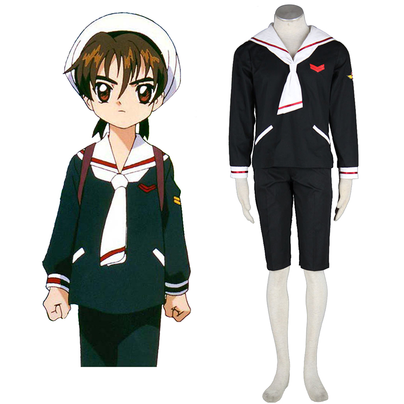 Cardcaptor Sakura Syaoran Li 2 Cosplay Kostym