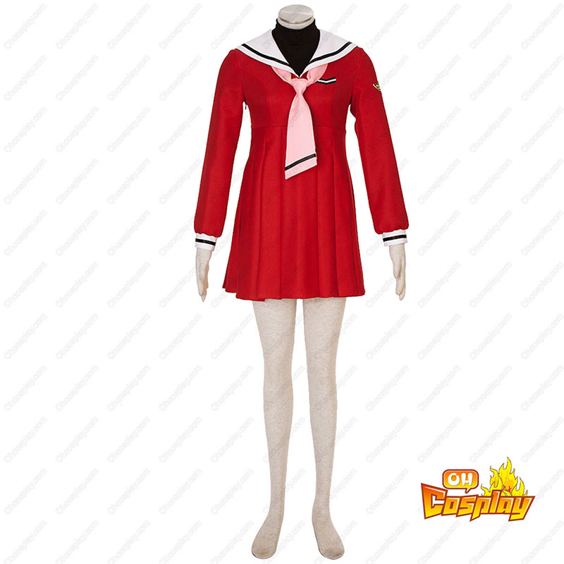 Cardcaptor Sakura Kinomoto Sakura 4 Röd Sailor Cosplay Kostym