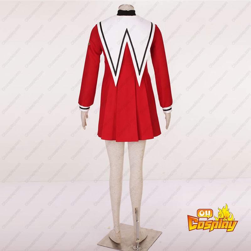 Cardcaptor Sakura Kinomoto Sakura 4 Rød Sailor Cosplay Kostymer