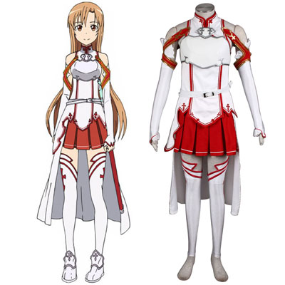 Sword Art Online Asuna 1ST Cosplay Costumes