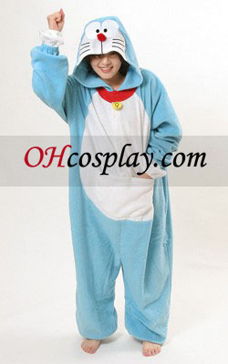 Doraemon Kigurumi dräkt Pyjamas