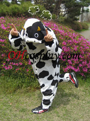 Vaca lechera Kigurumi Pijamas Traje